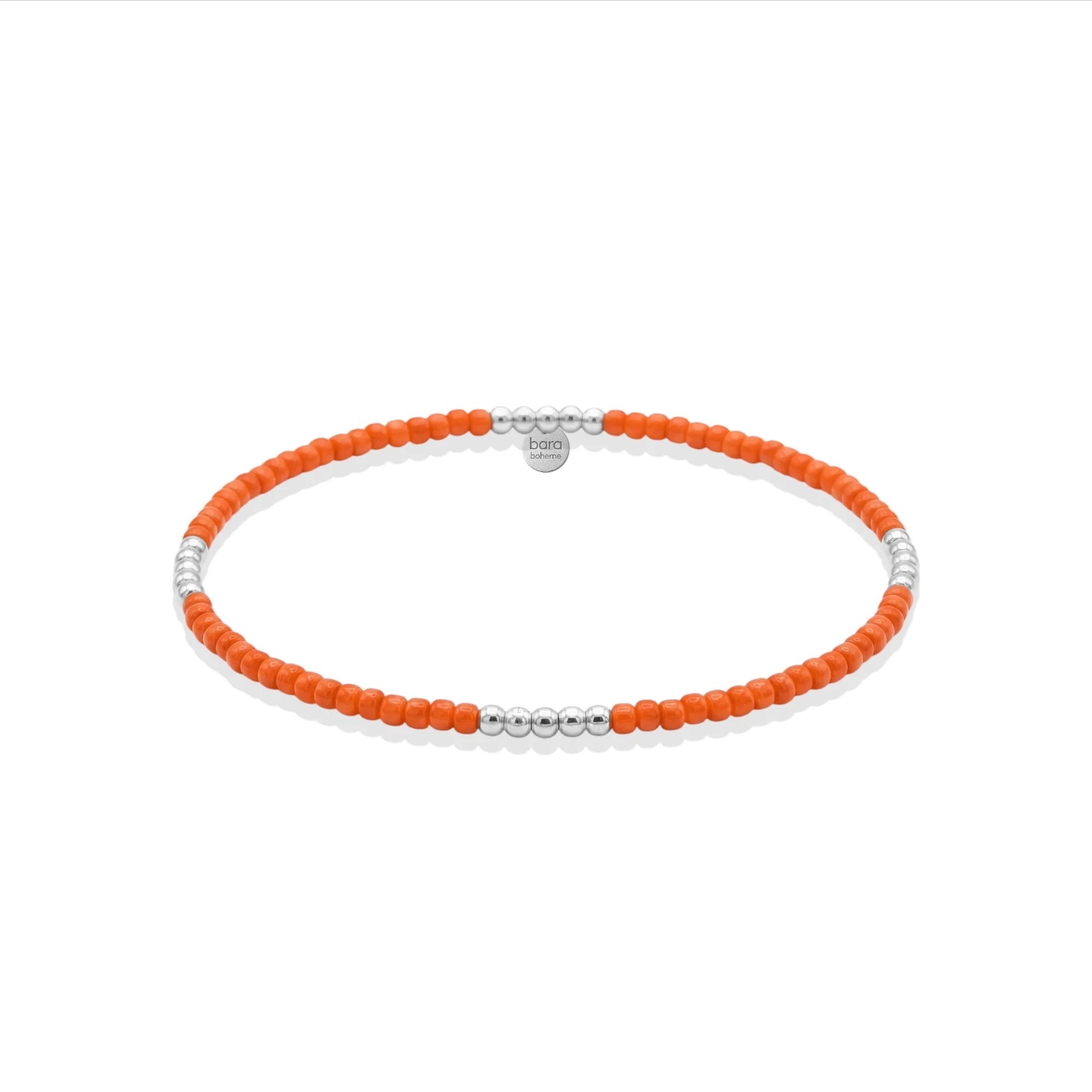 Day Dream Beaded Bar Bracelet — Clementine - Bara Boheme