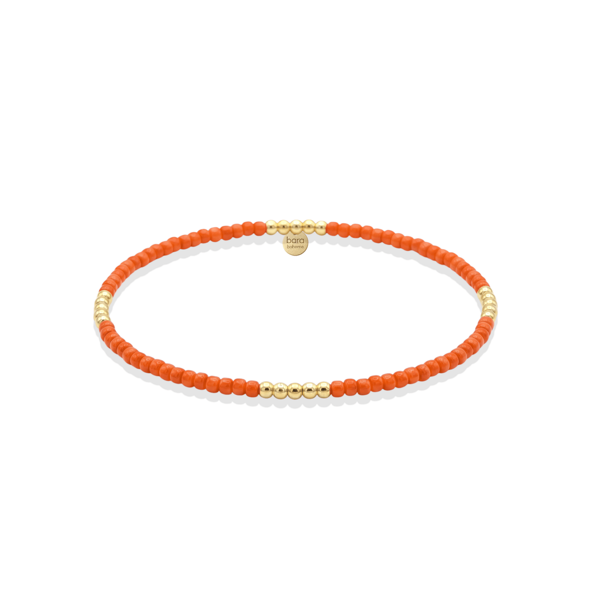 Day Dream Beaded Bar Bracelet — Clementine - Bara Boheme