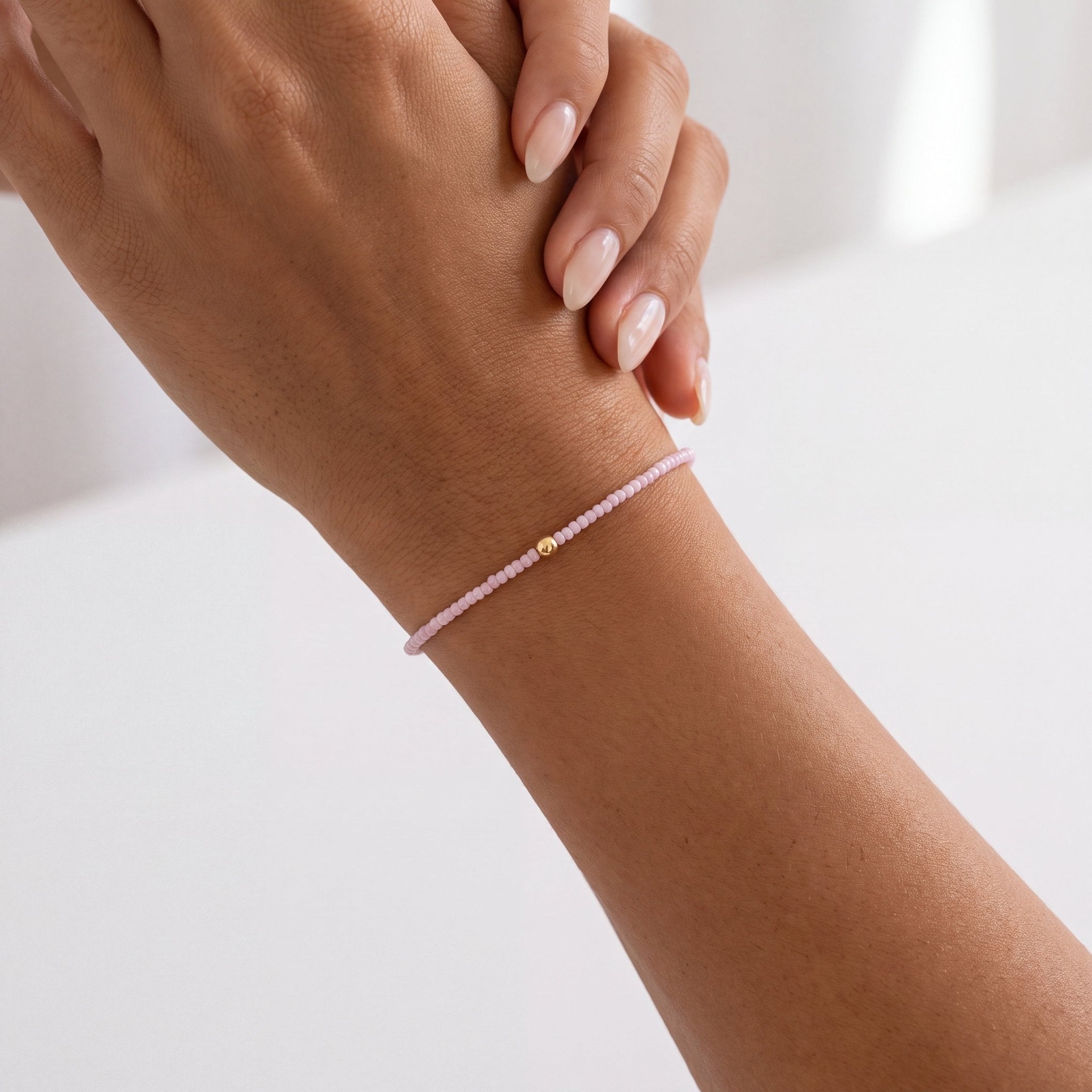 Day Dream Beaded Bracelet — Blush - Bara Boheme