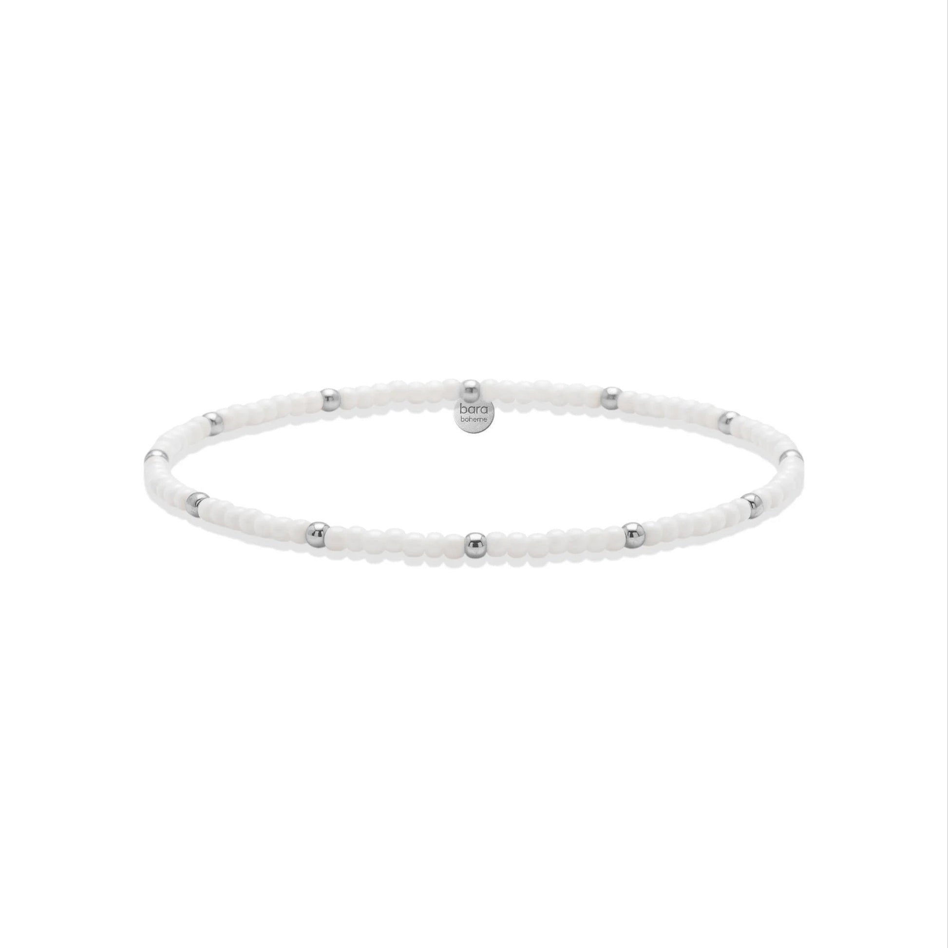 Day Dream Beaded Bracelet BTY — Cloud - Bara Boheme