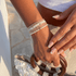 Day Dream Beaded Bracelet — Cloud - Bara Boheme