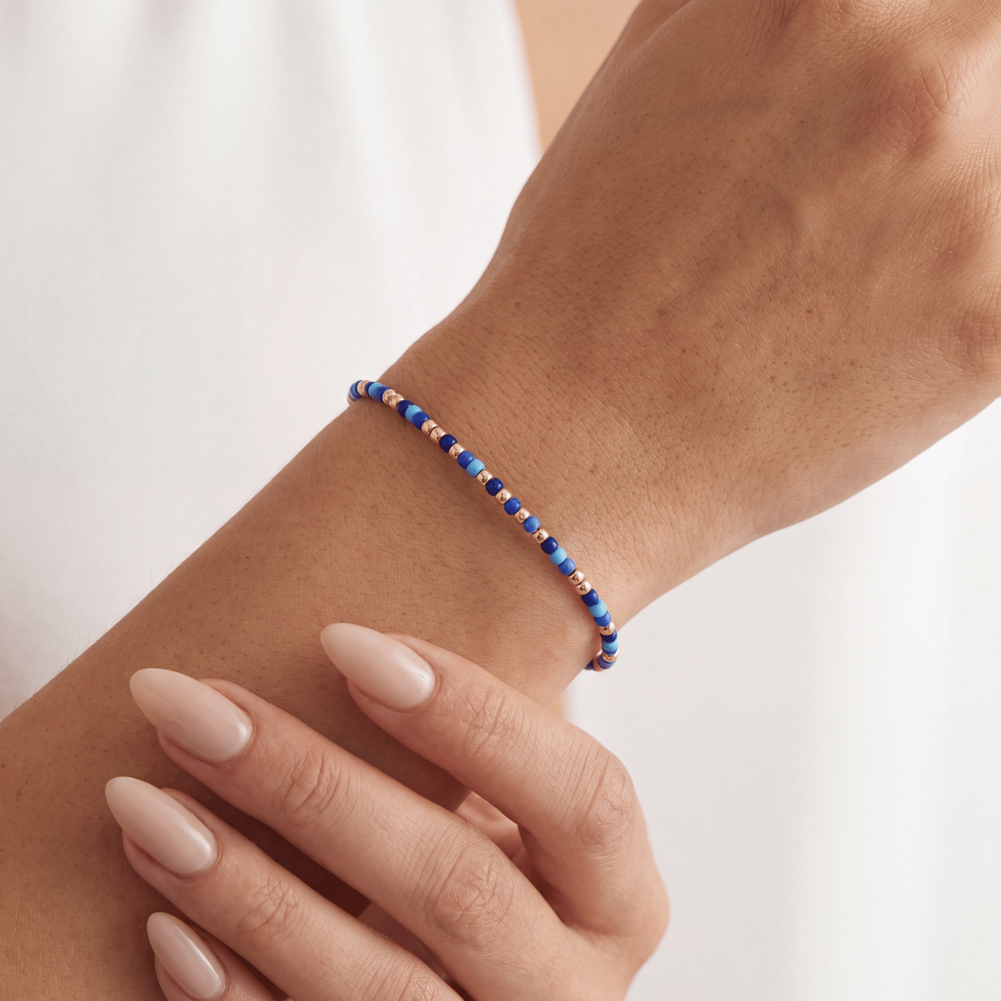 Day Dream Beaded Bracelet — Moody Blues - Bara Boheme