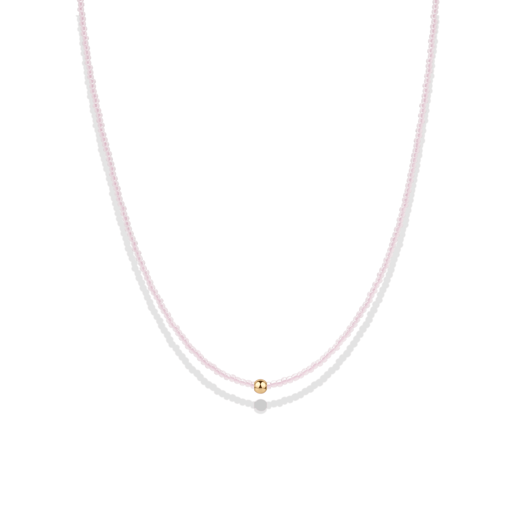 Day Dream Beaded Necklace — Blush - Bara Boheme