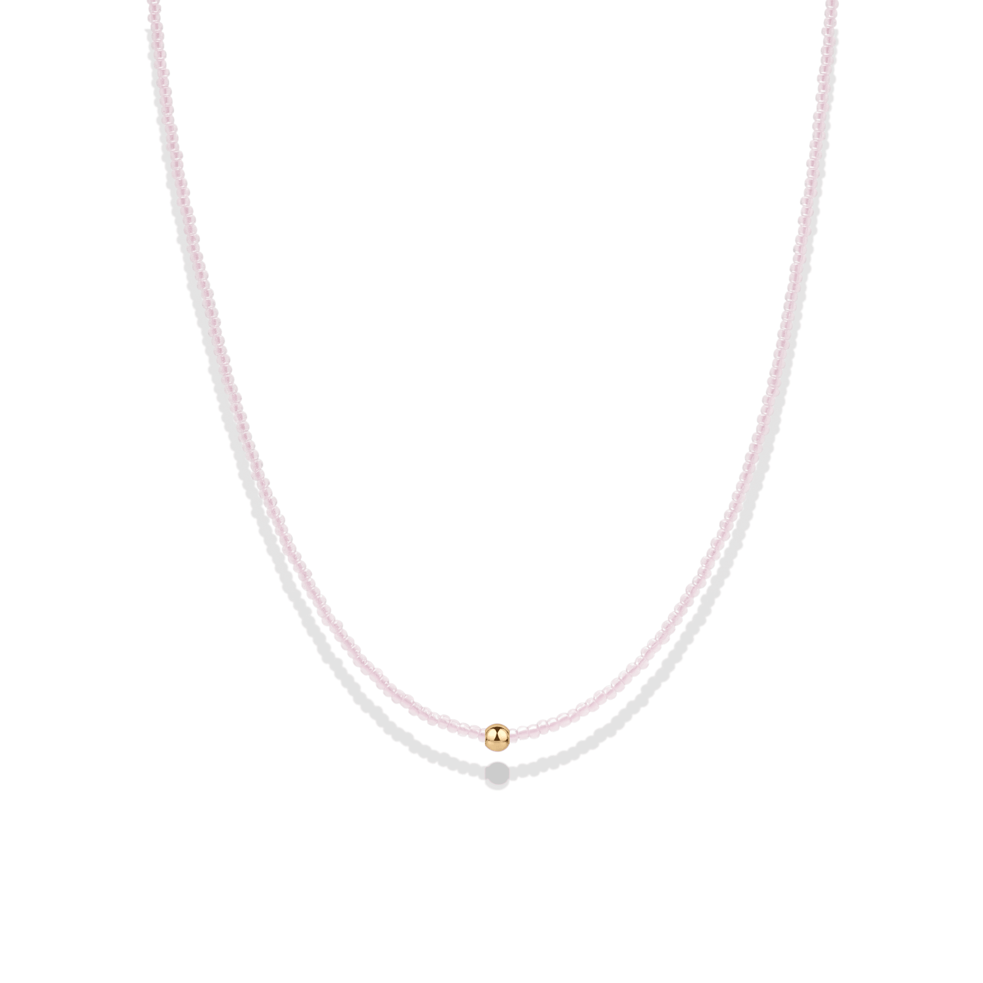Day Dream Beaded Necklace — Blush - Bara Boheme