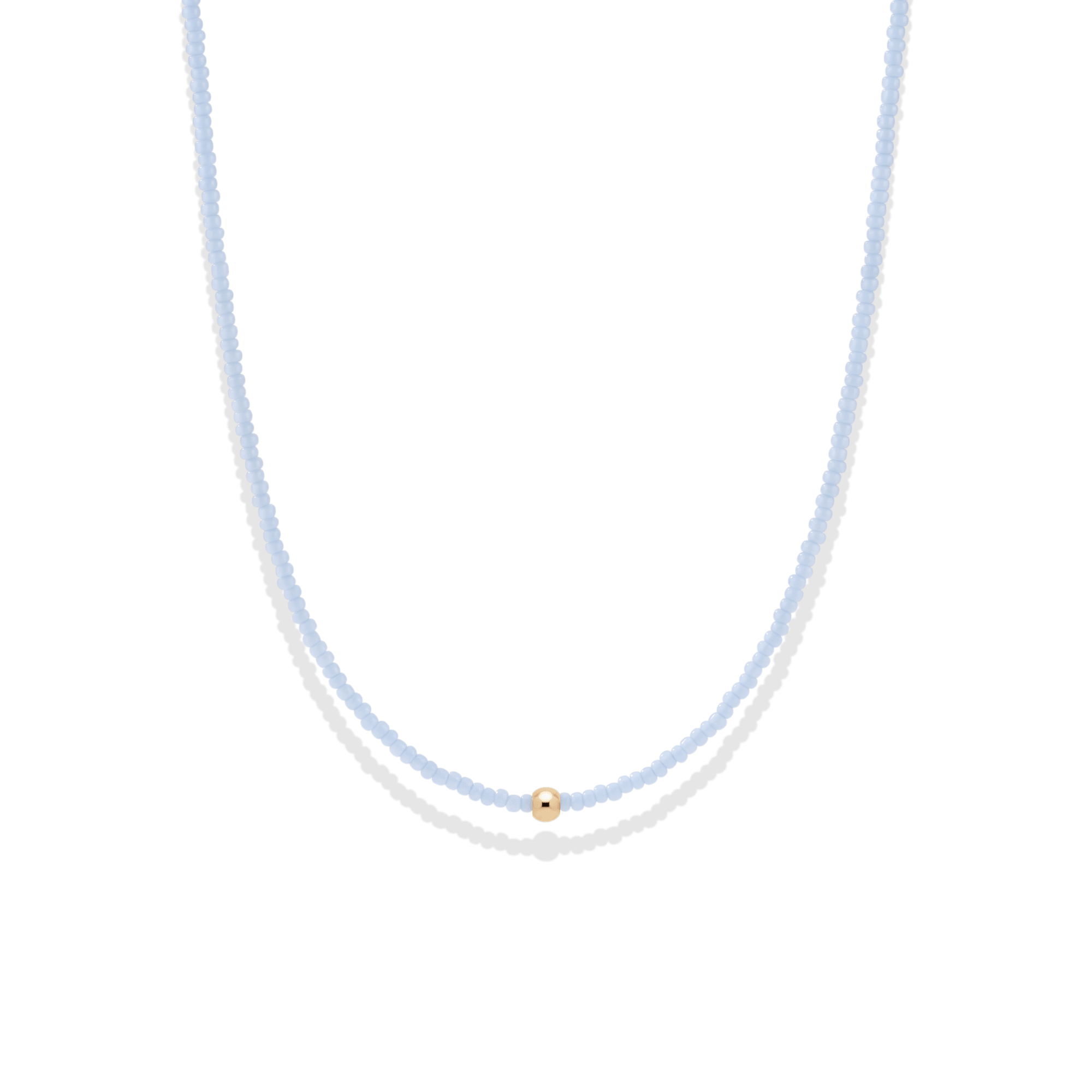 Day Dream Beaded Necklace — Frost - Bara Boheme