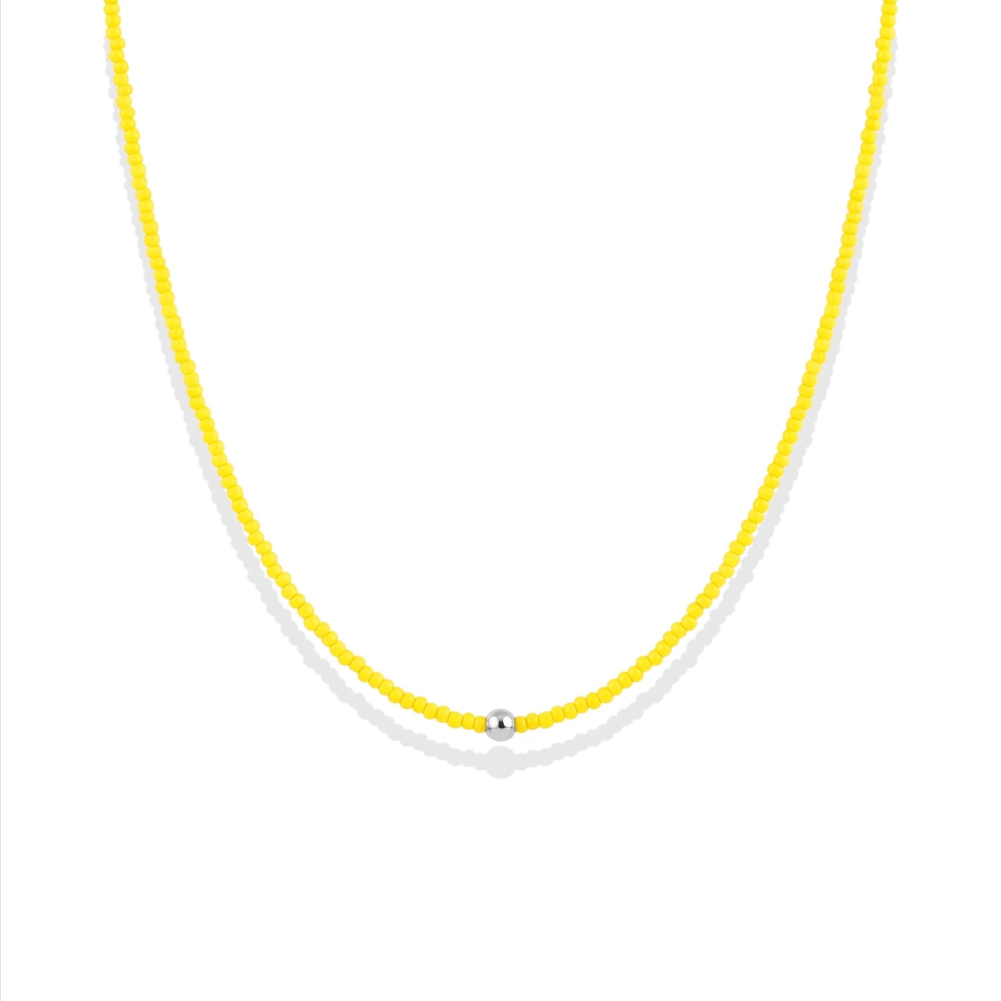 Day Dream Beaded Necklace — Glow - Bara Boheme