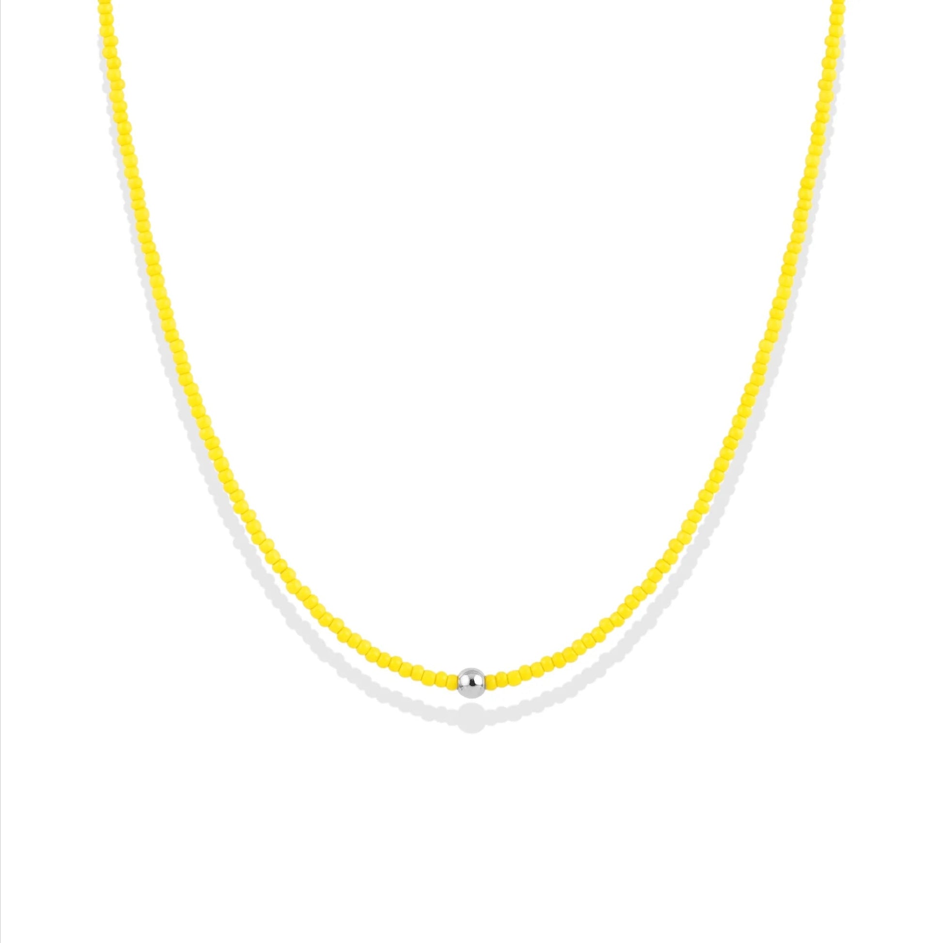 Day Dream Beaded Necklace — Glow - Bara Boheme