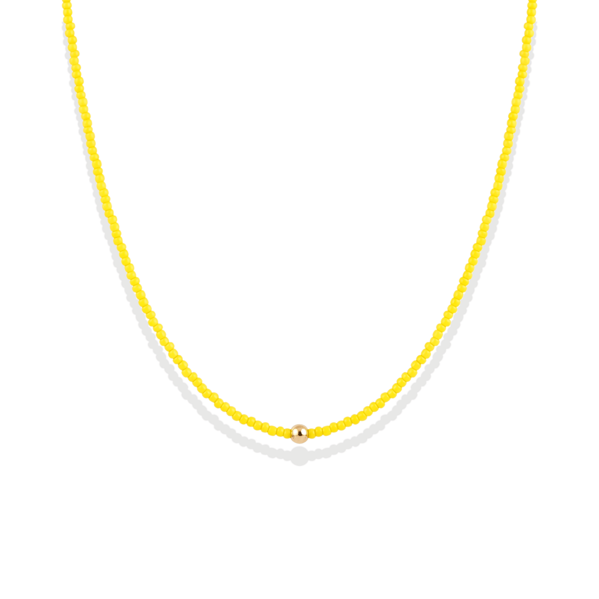 Day Dream Beaded Necklace — Glow - Bara Boheme