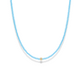 Day Dream Beaded Necklace — Sky - Bara Boheme