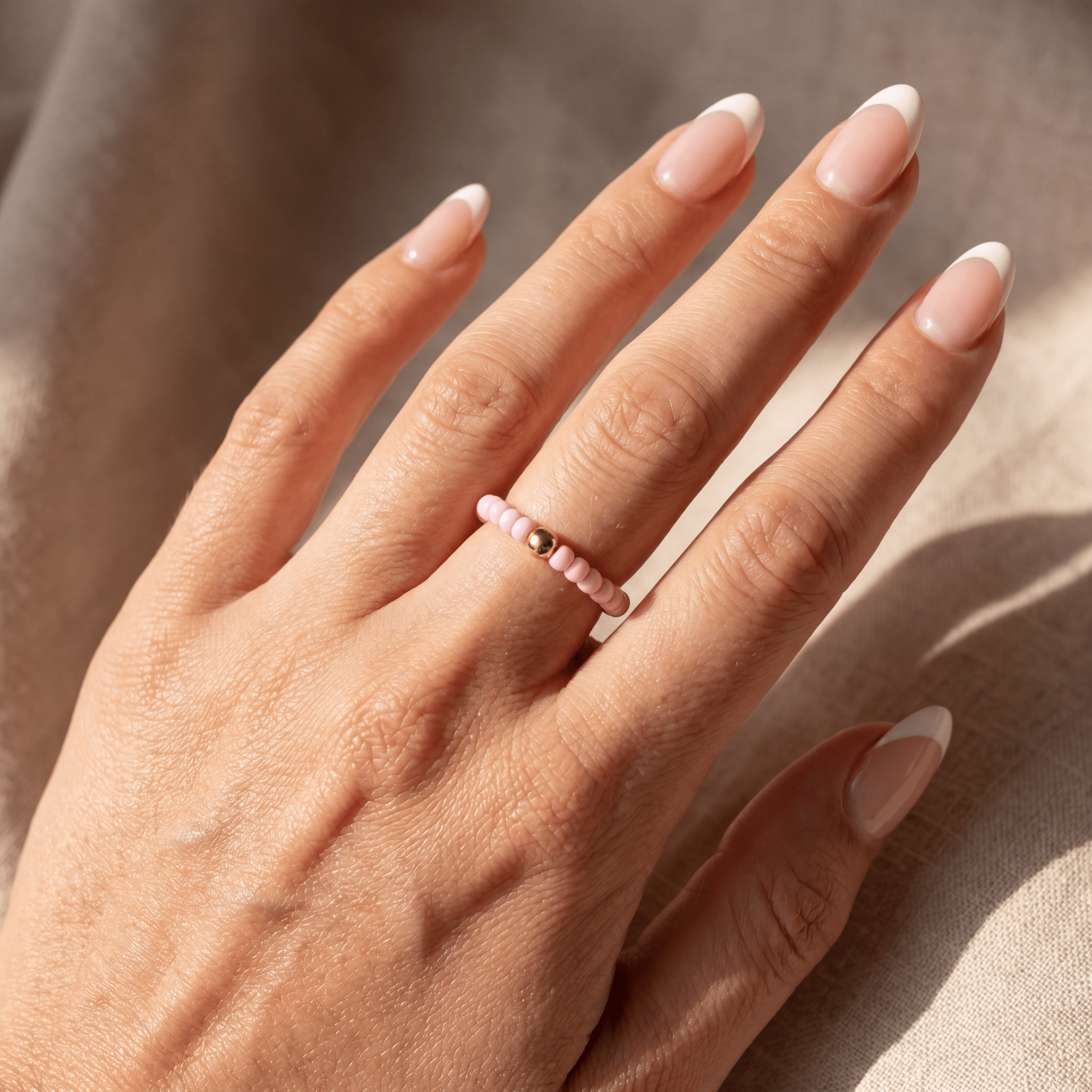 Day Dream Beaded Ring — Bubblegum - Bara Boheme