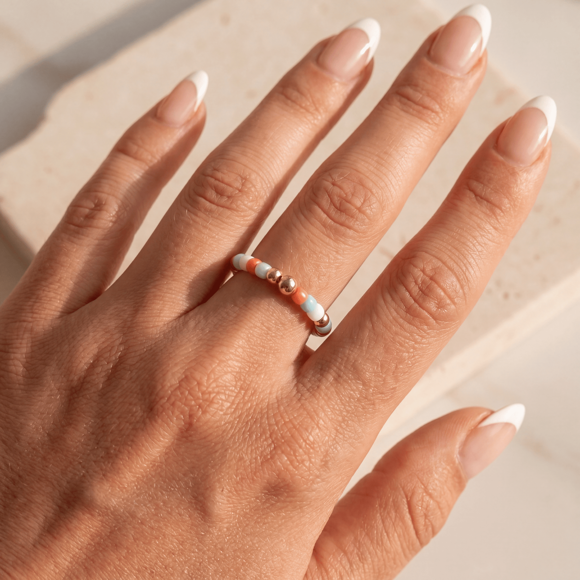Day Dream Beaded Ring — Coast to Coast - Bara Boheme