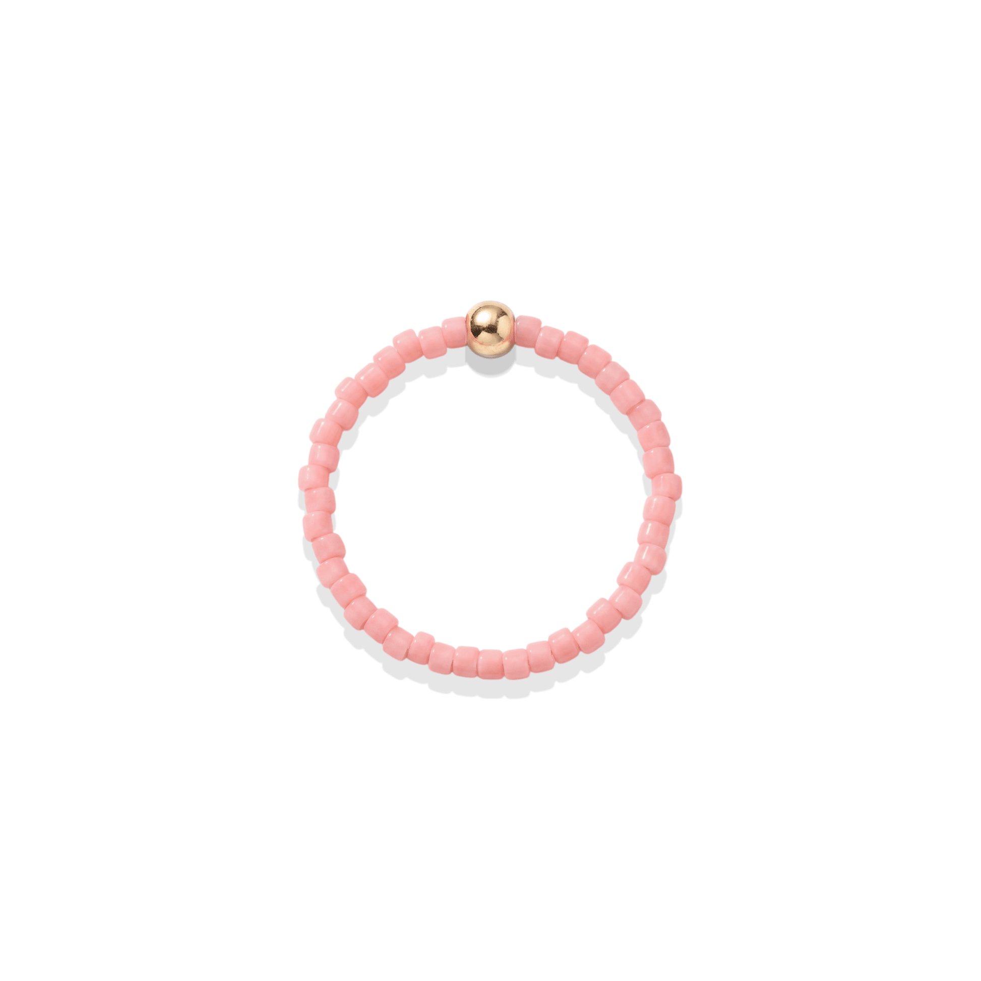 Day Dream Beaded Ring — Coral - Bara Boheme