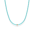 Day Dream Beaded Stretchy Necklace — Aqua - Bara Boheme