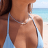 Day Dream Beaded Stretchy Necklace — Frost - Bara Boheme