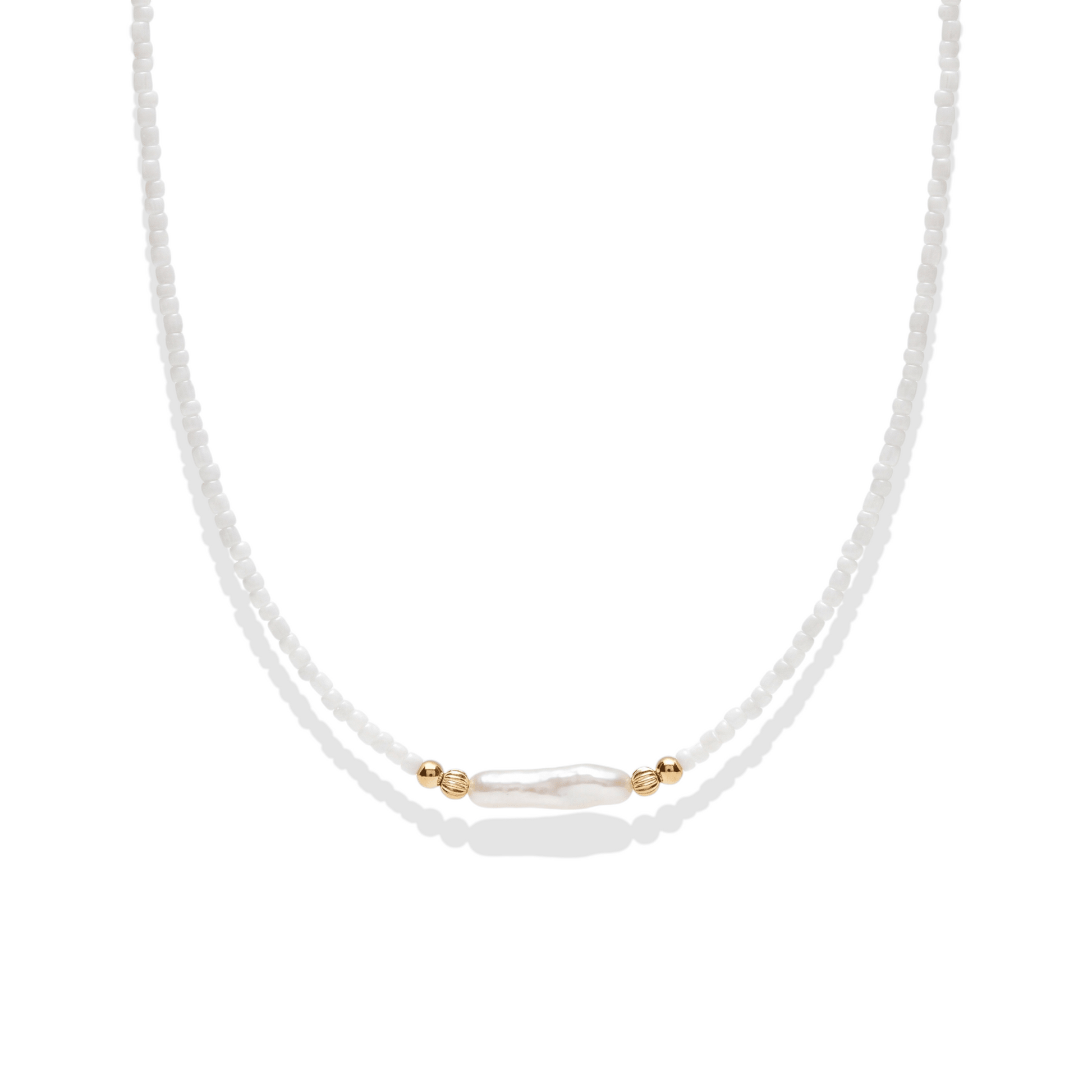 Day Dream + Pearl Beaded Necklace — Cloud - Bara Boheme
