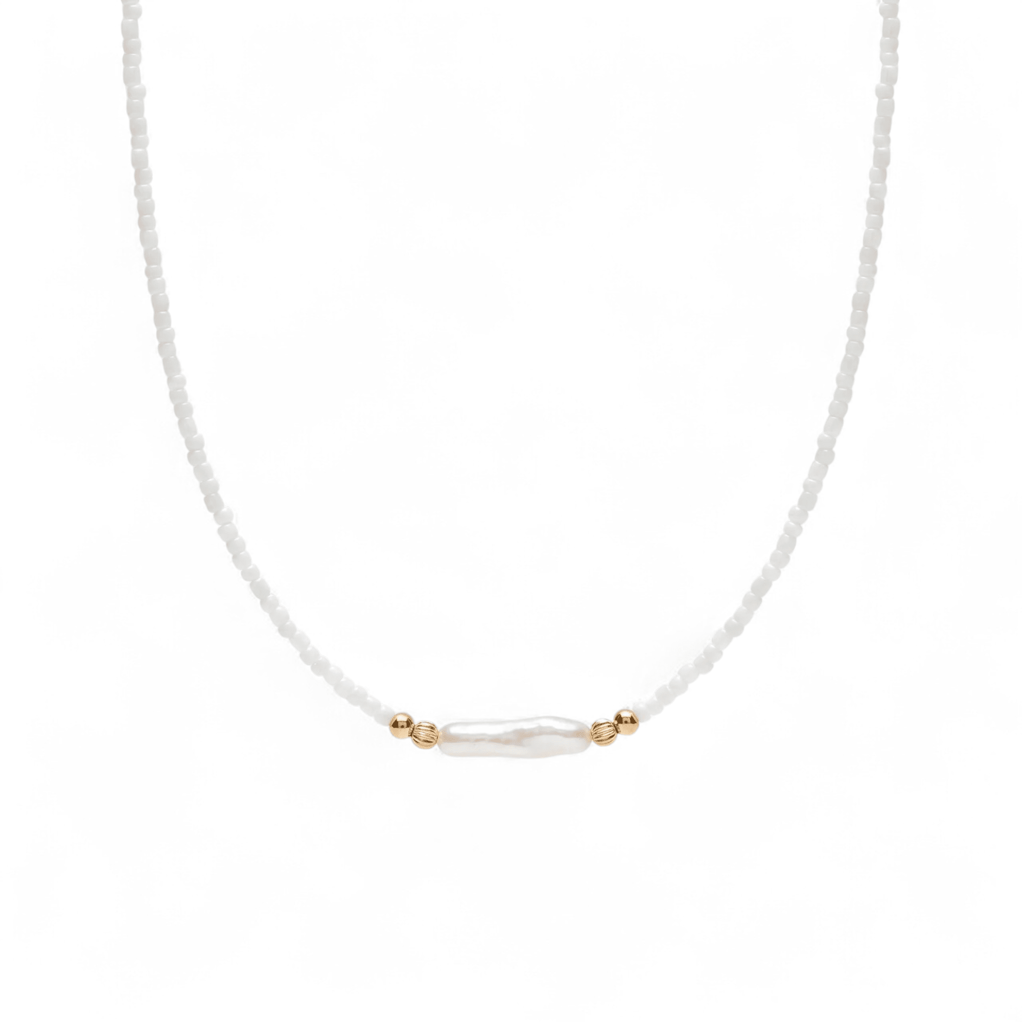 Day Dream + Pearl Beaded Necklace — Cloud - Bara Boheme