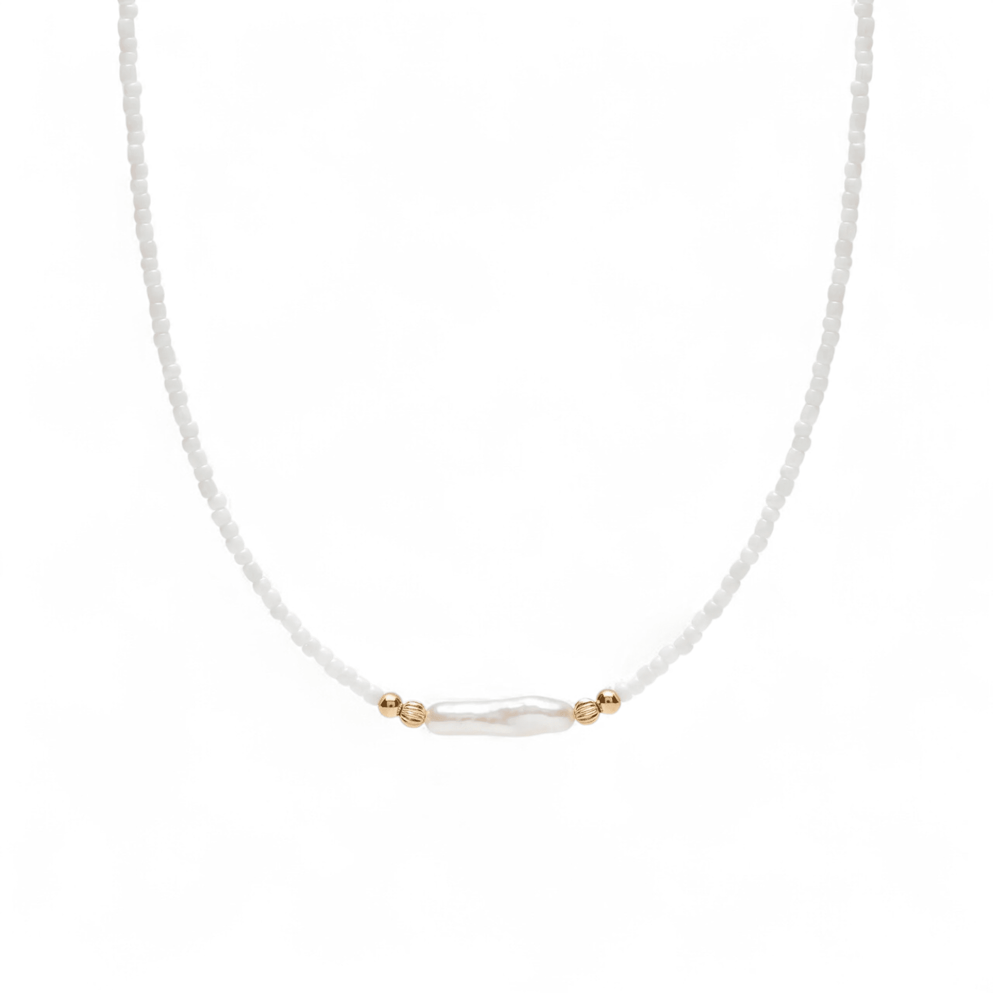 Day Dream + Pearl Beaded Necklace — Cloud - Bara Boheme