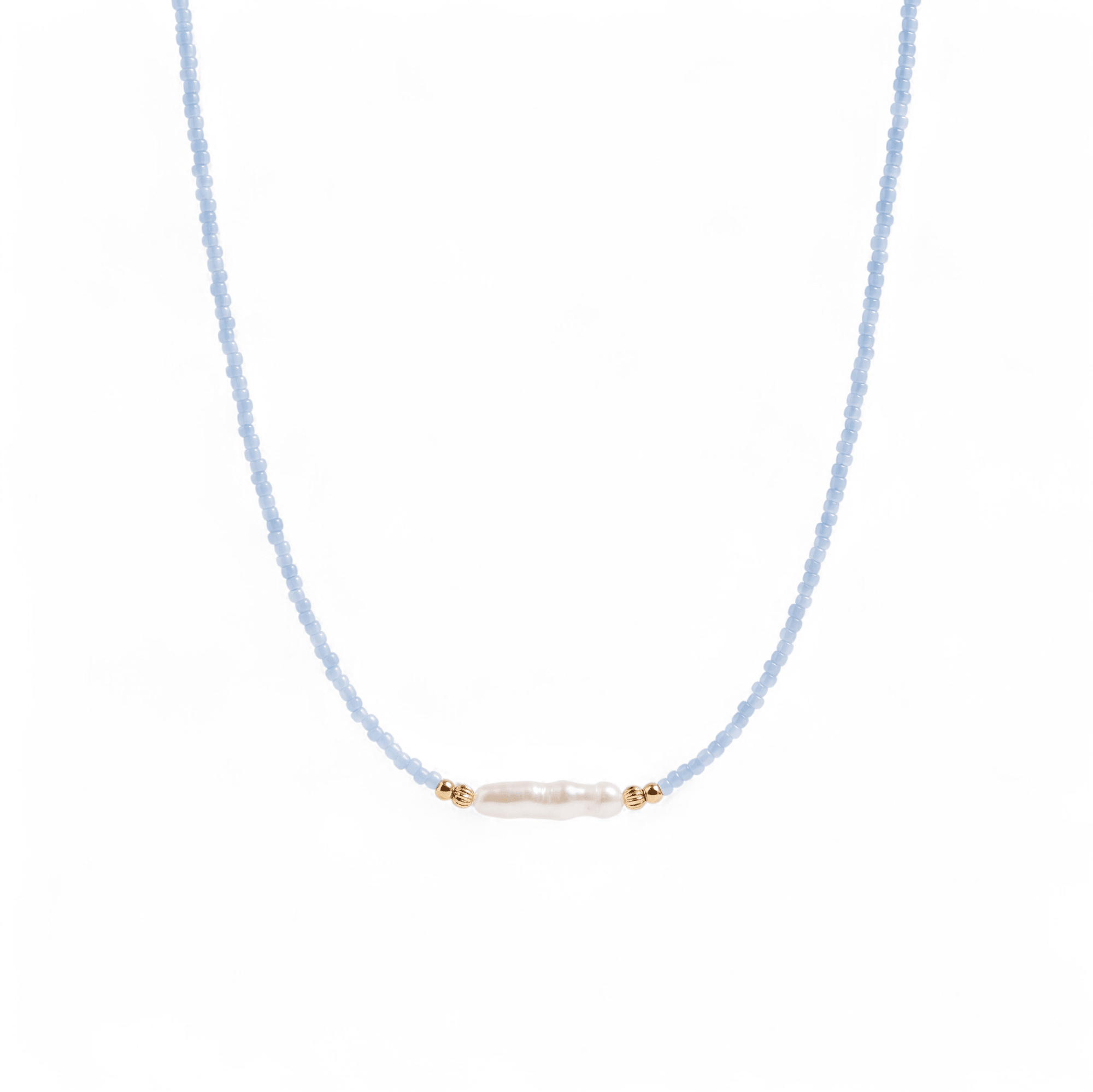 Day Dream + Pearl Beaded Necklace — Frost - Bara Boheme