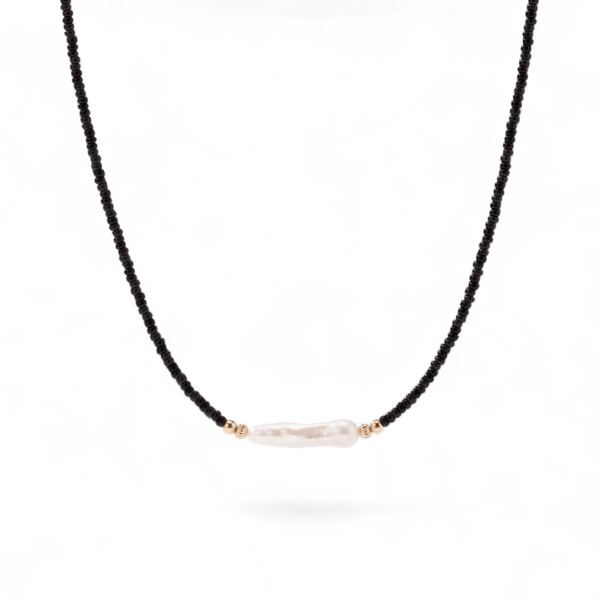 Day Dream + Pearl Beaded Necklace — Midnight - Bara Boheme
