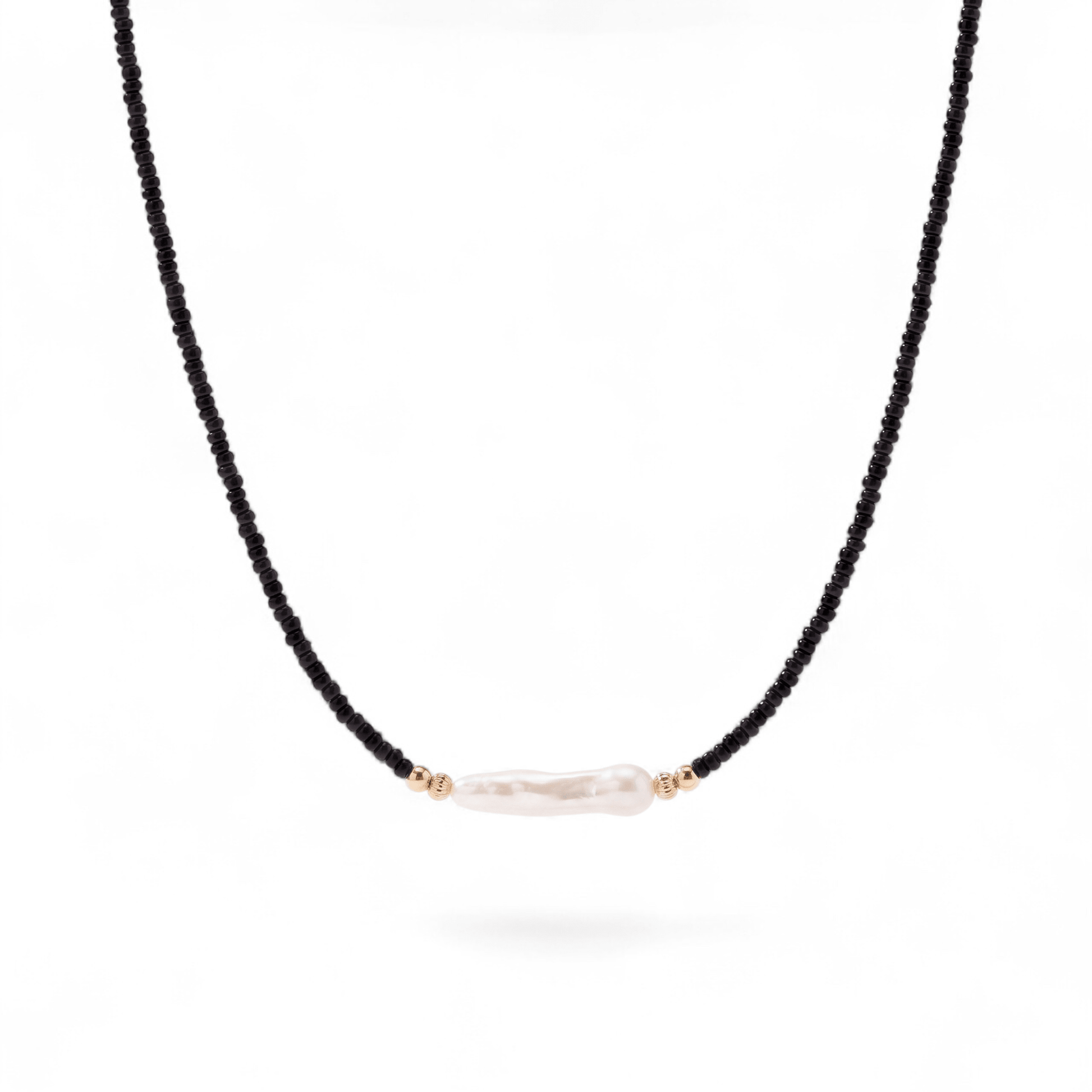 Day Dream + Pearl Beaded Necklace — Midnight - Bara Boheme