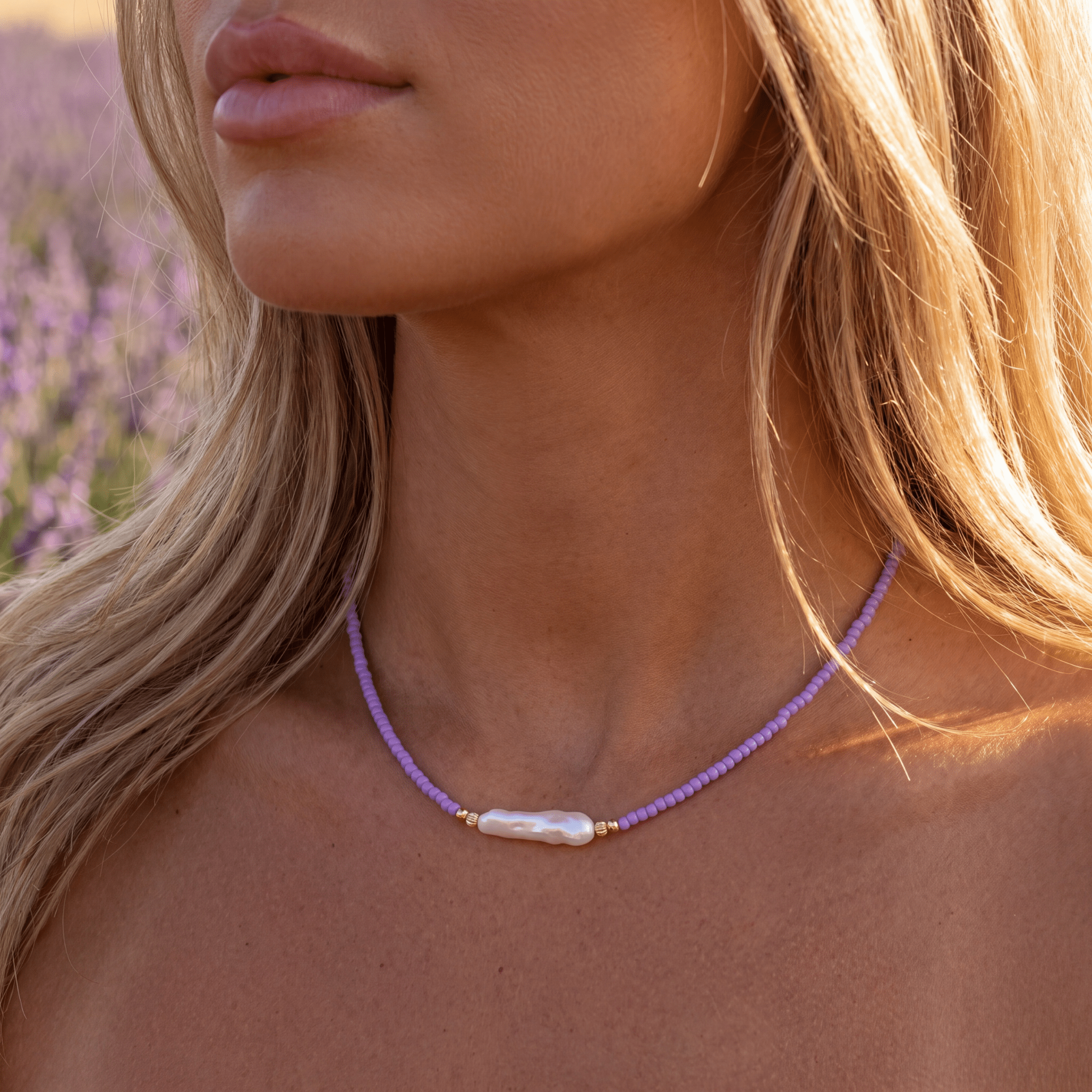 Day Dream + Pearl Beaded Necklace — Mystic - Bara Boheme