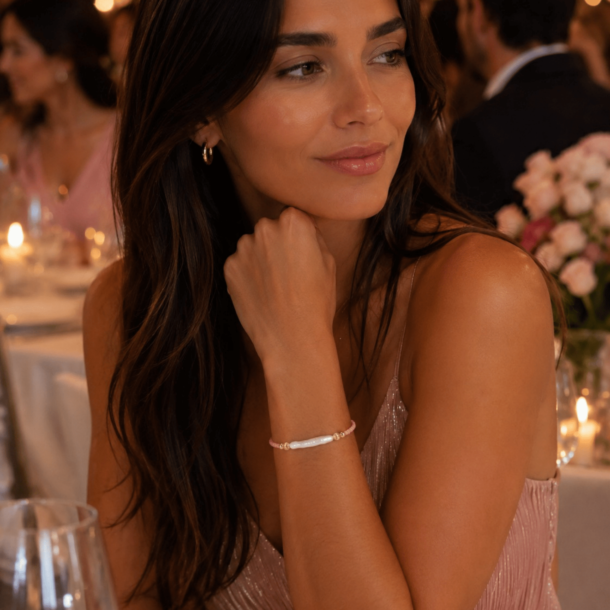 Day Dream + Pearl Bracelet — Bubblegum - Bara Boheme