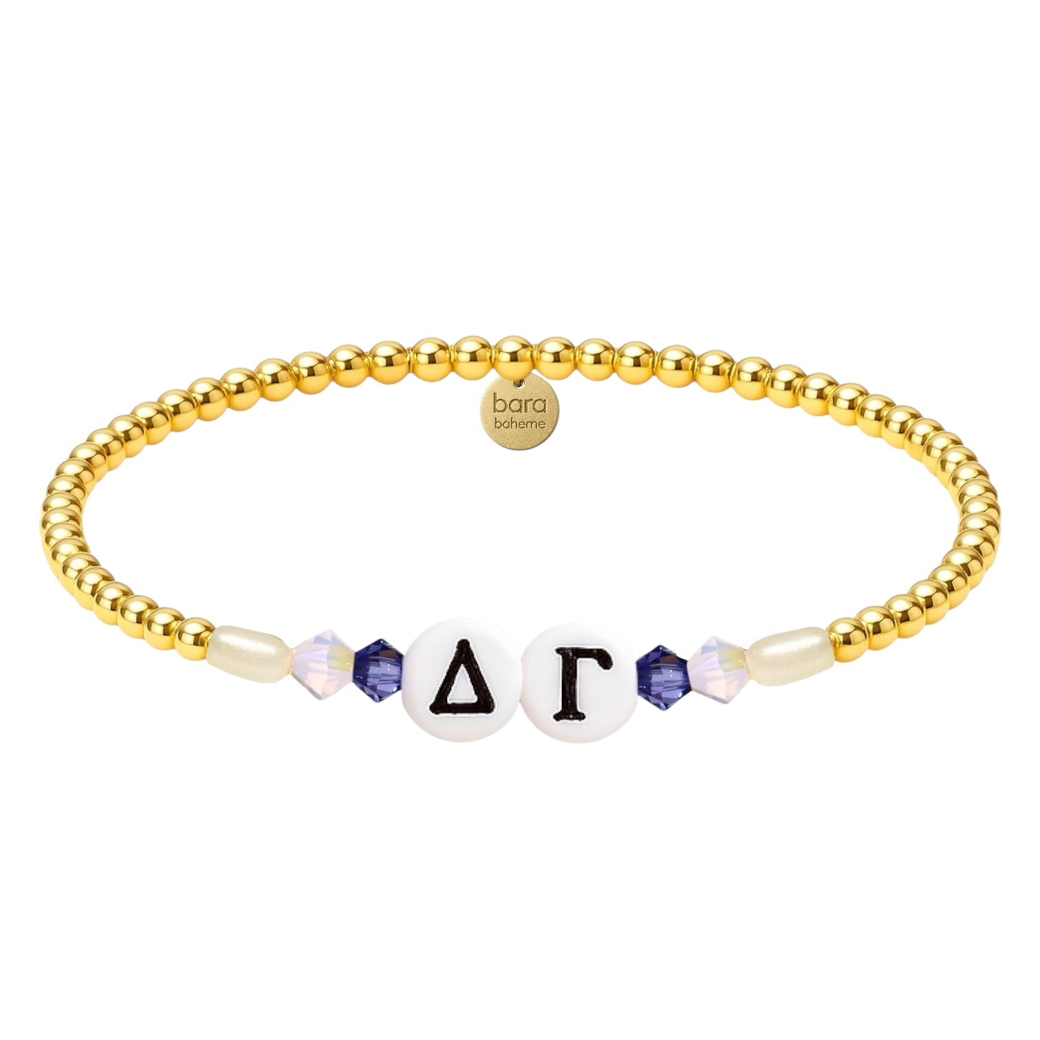 Delta Gamma | Beaded Sorority Bracelet - Bara Boheme