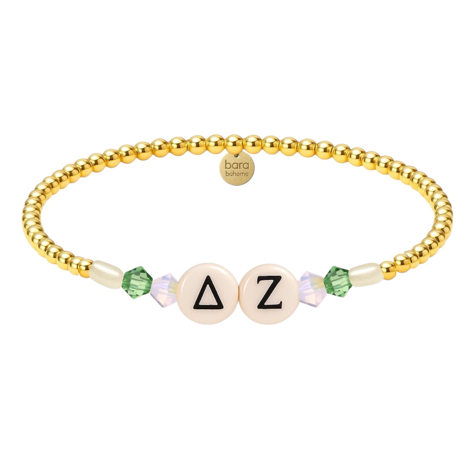 Delta Zeta | Beaded Sorority Bracelet - Bara Boheme