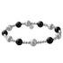 Diana Black Onyx | Gold Filled Beaded Bracelet - Bara Boheme