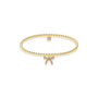 Dream Bow Beaded Charm Bracelet - Bara Boheme