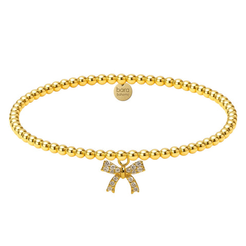 dream bow charm bracelet
