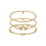 Dubai Beaded Bracelet Trio Stack - Bara Boheme