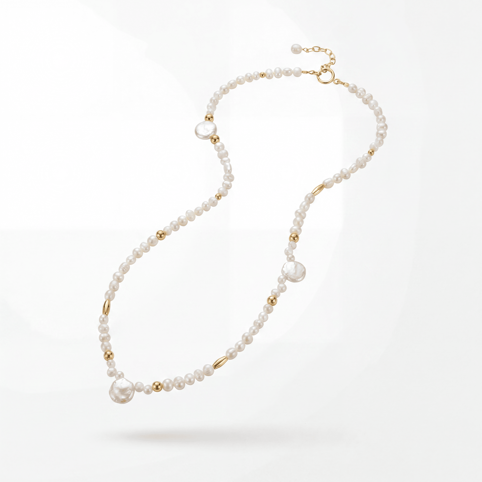 Dune Pearl Beaded Necklace - Bara Boheme