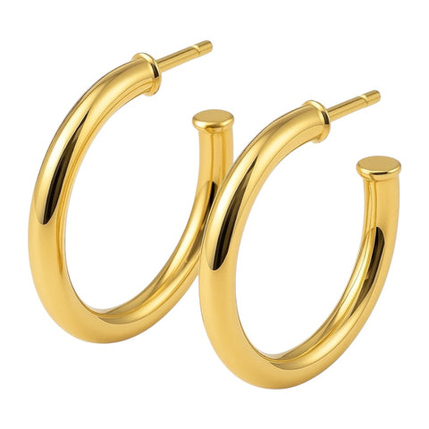 Edie | Gold Hoop Earrings