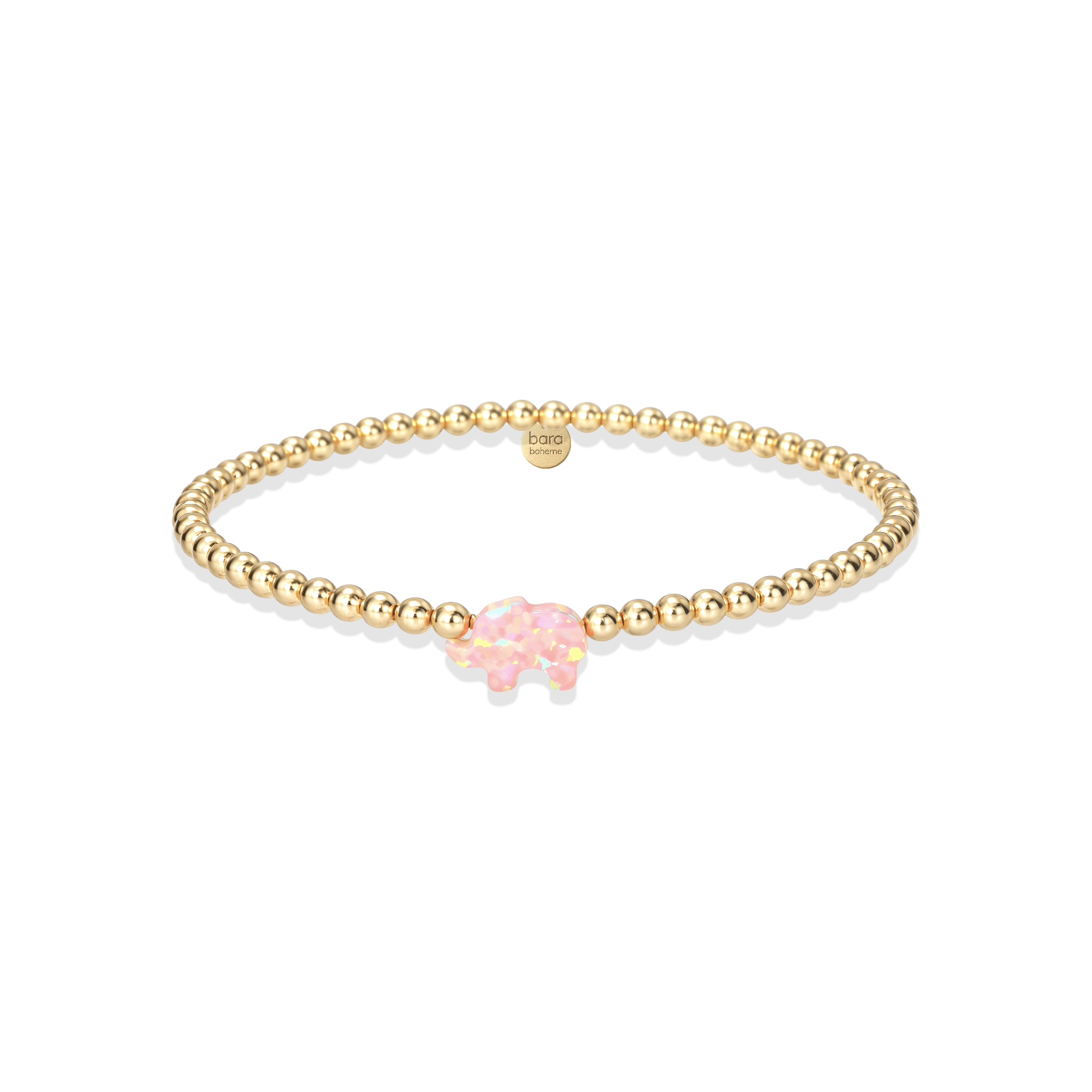 Elephant | Beaded Opal Bracelet - Bara Boheme