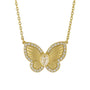 Eloise | Pave Butterfly Charm Necklace