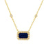 Emily | Baguette Solitaire Necklace - Bara Boheme