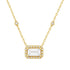 Emily | Baguette Solitaire Necklace - Bara Boheme