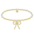 Emma + Bow | Gold Filled Beaded Bracelet - Bara Boheme