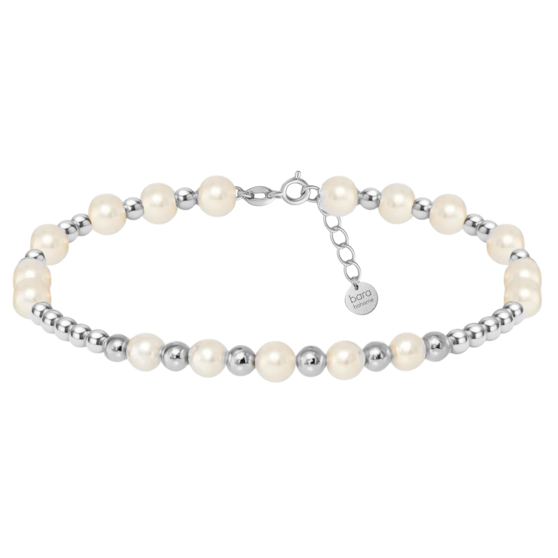 Emma | Gold Filled Beaded Anklet with Pearls - Bara Boheme