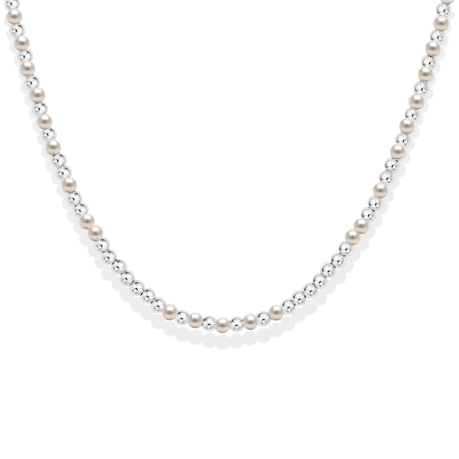Emma | Gold Filled Beaded Necklace with Pearls - Bara Boheme