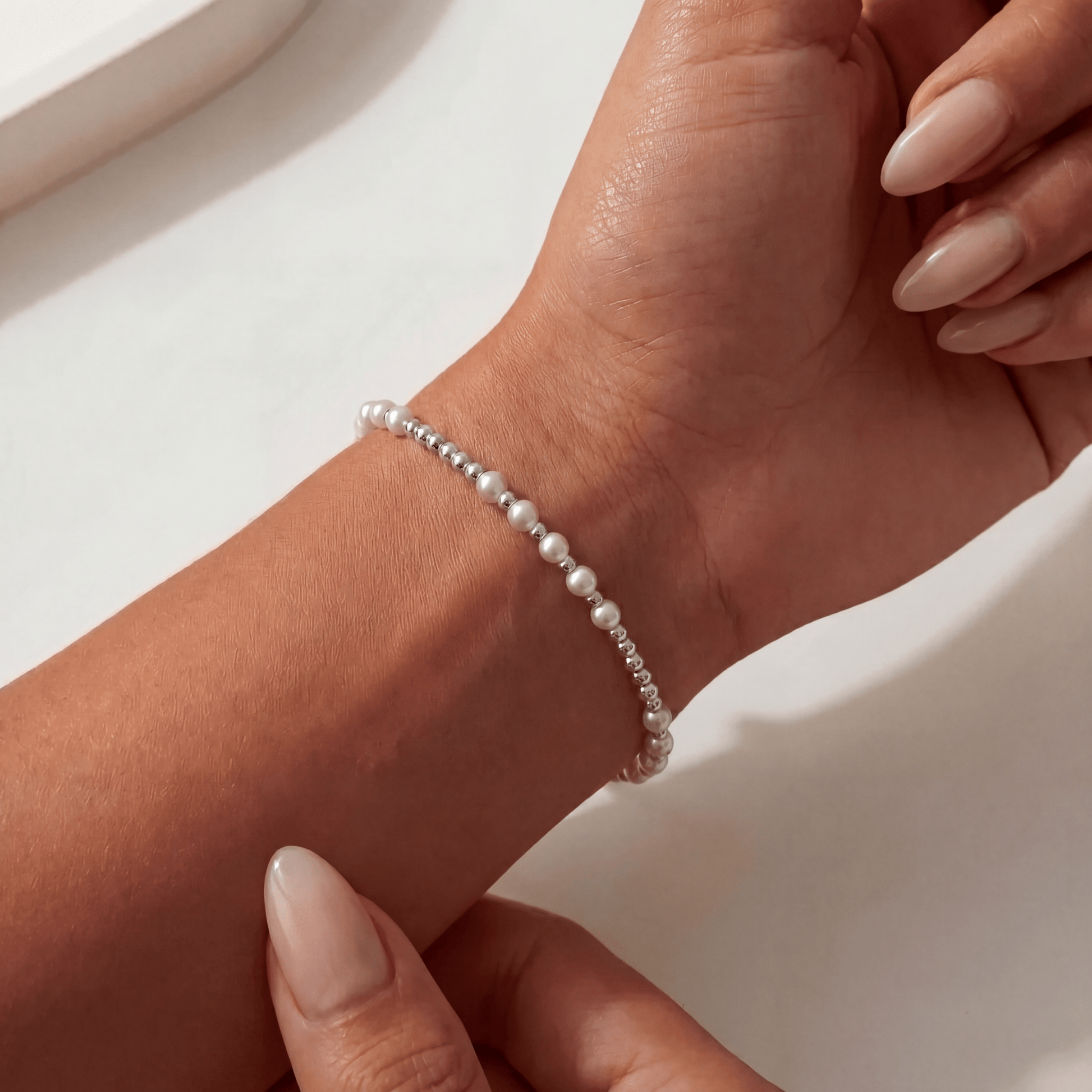 Emma Pearl Beaded Bracelet - Bara Boheme