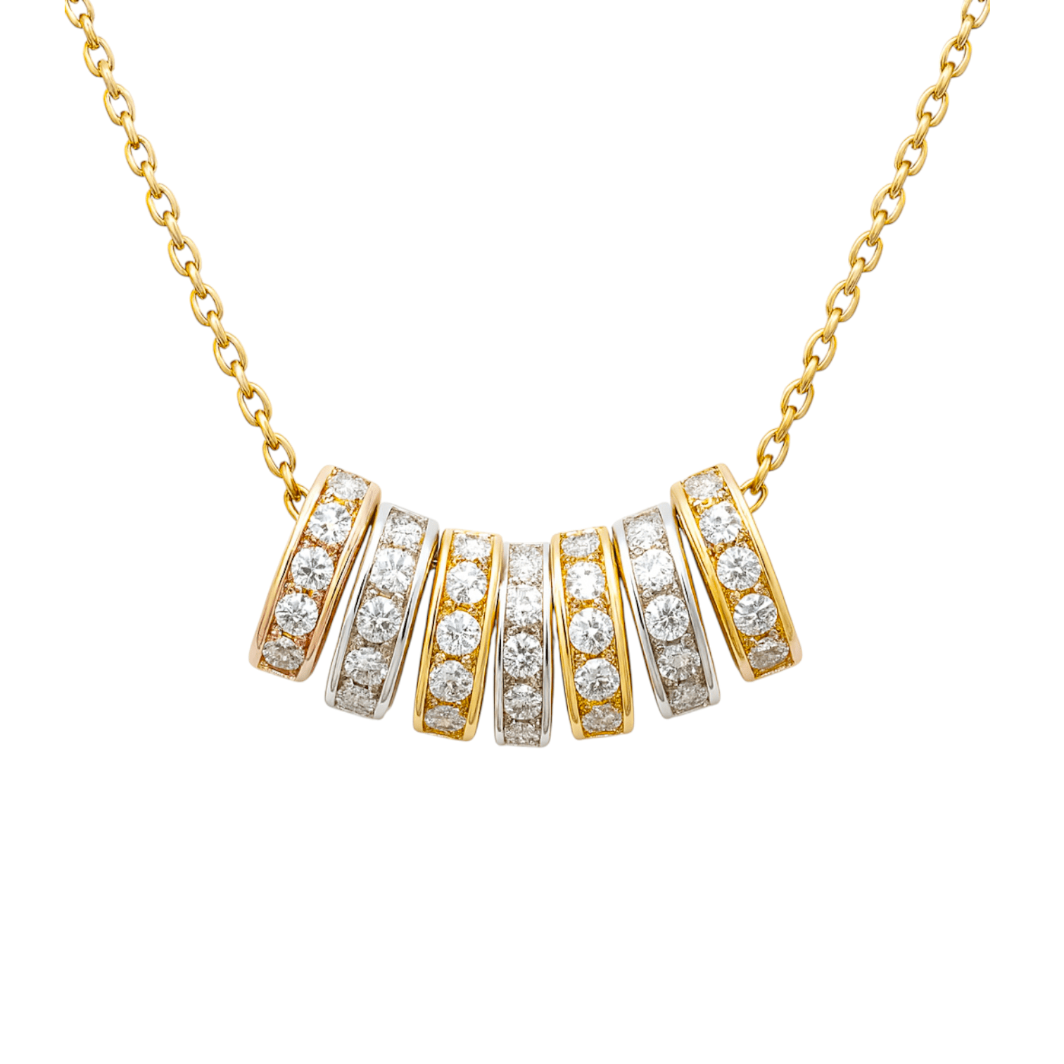 Erica | Pave Hoop Necklace - Bara Boheme