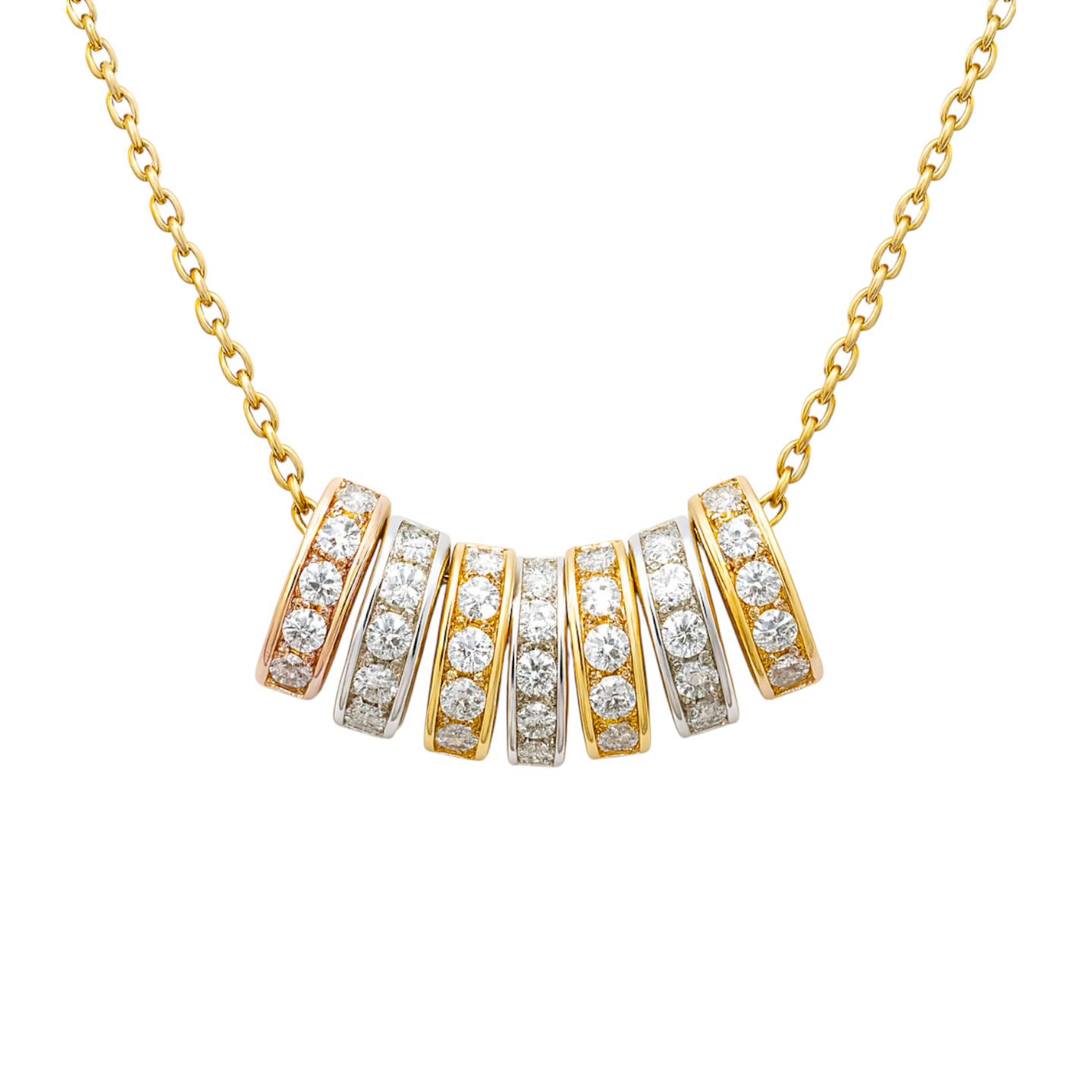 Erica | Pave Hoop Necklace