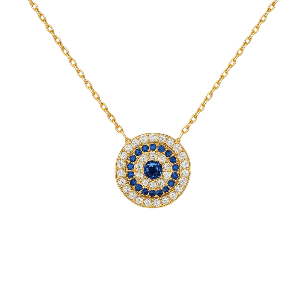 Eros | Pave Evil Eye Necklace - Bara Boheme