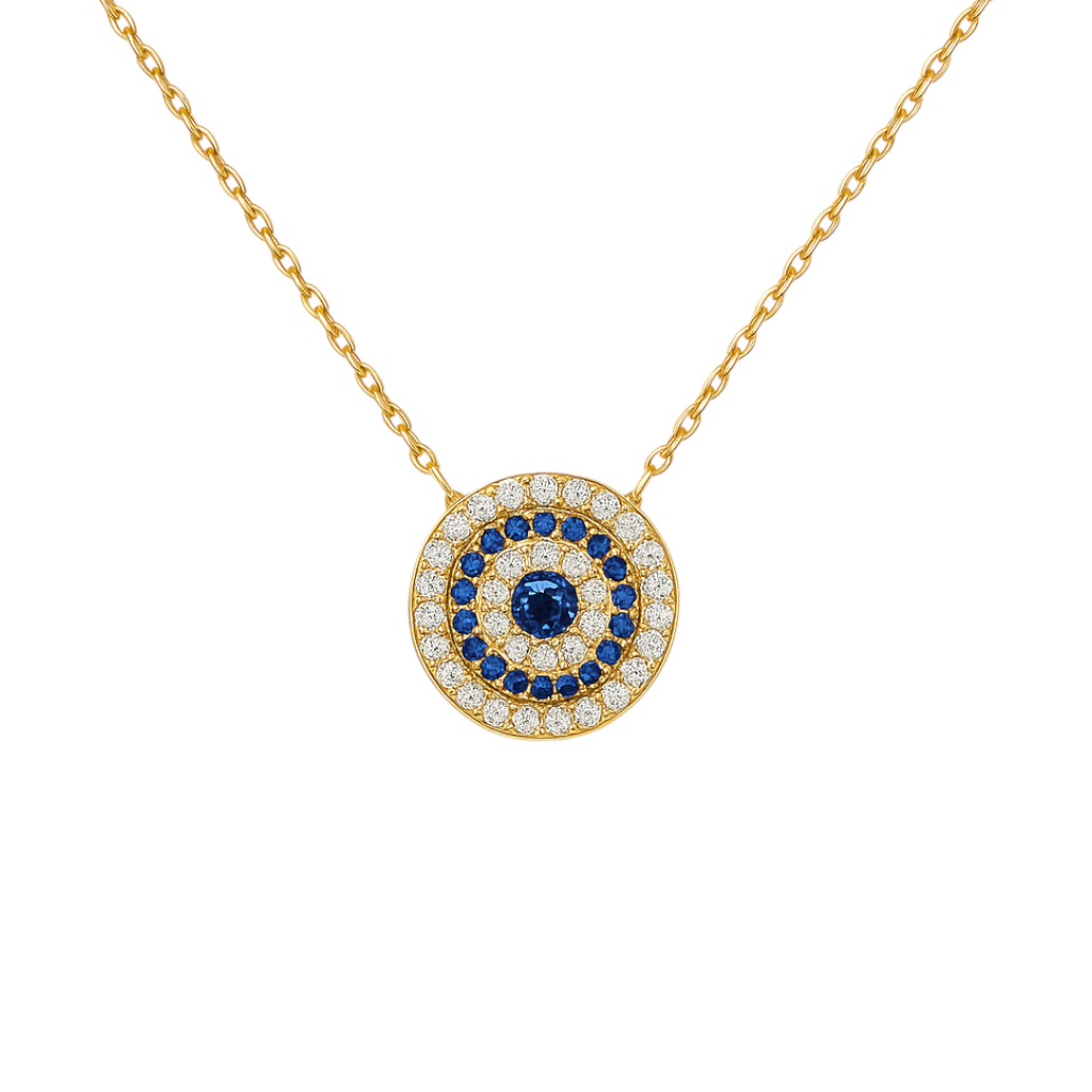 Eros | Pave Evil Eye Necklace