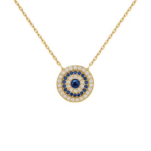 Eros | Pave Evil Eye Necklace