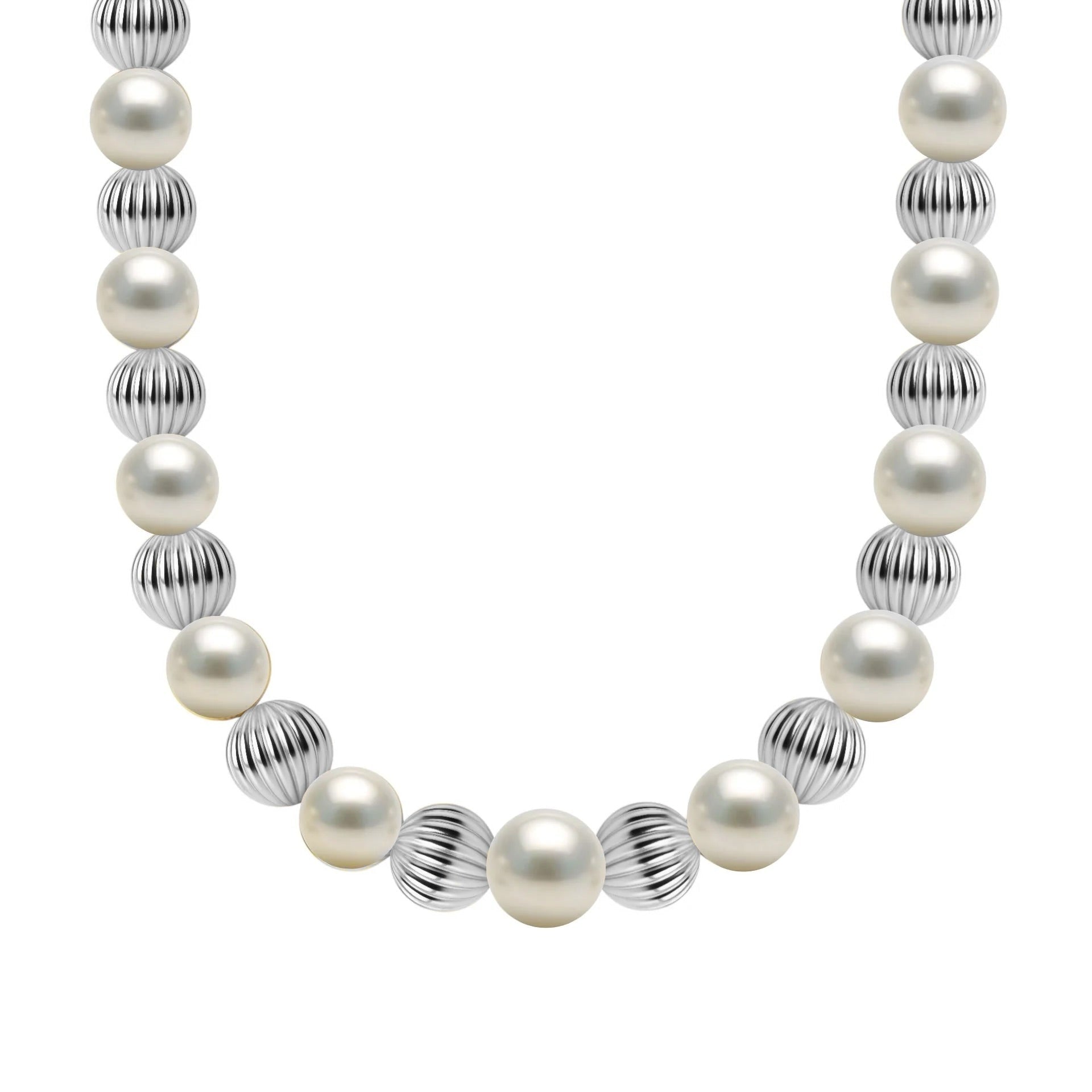Evelyn | Gold Filled Beaded Necklace with Pearls - Bara Boheme