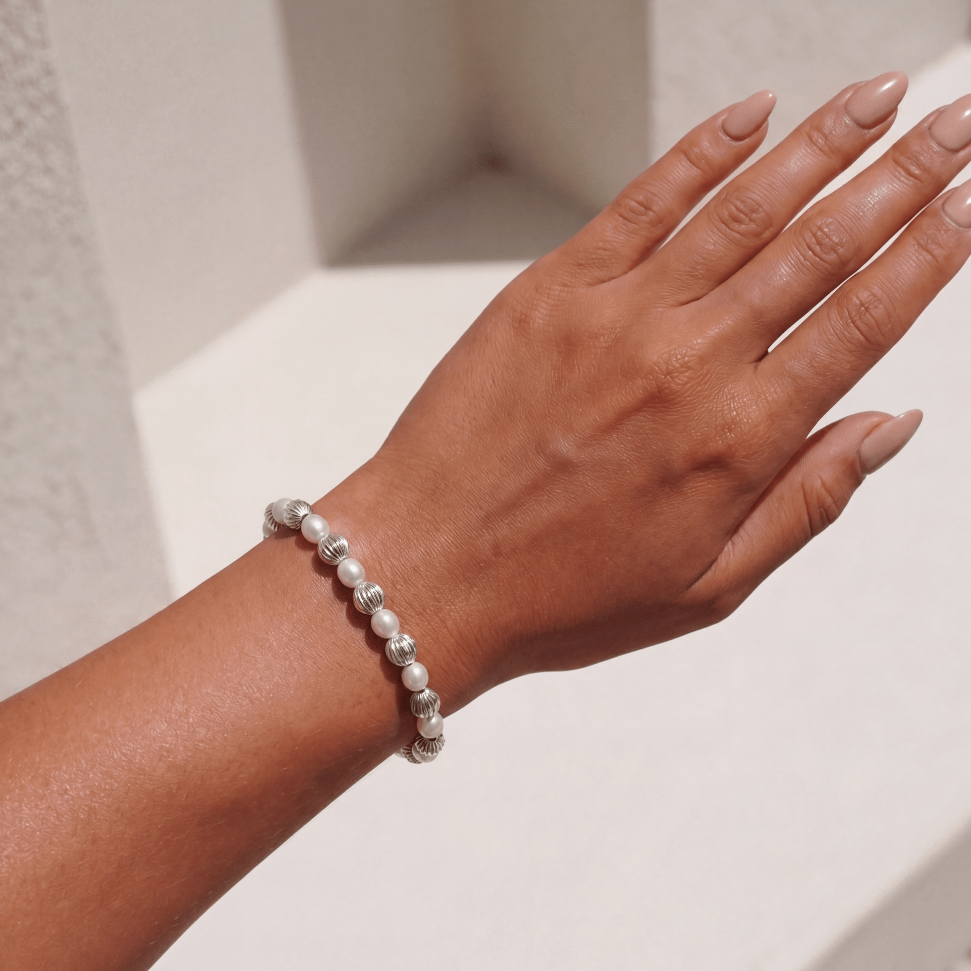 Evelyn Pearl Beaded Bracelet - Bara Boheme