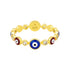 Evil Eye | Gold Plated Band Ring - Bara Boheme